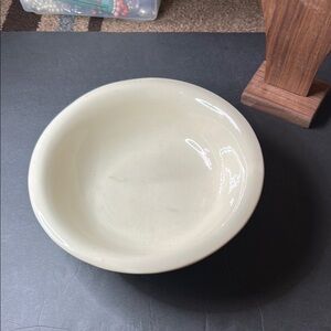 Vintage McCoy Cream Ceramic Bowl Made in USA